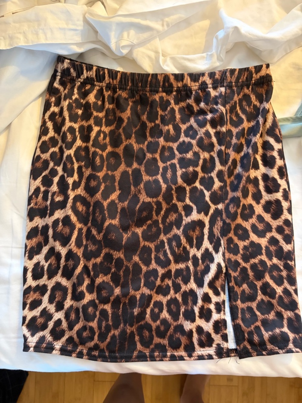 Nasty Gal Leopard Print Mini Skirt - Brown & Black
